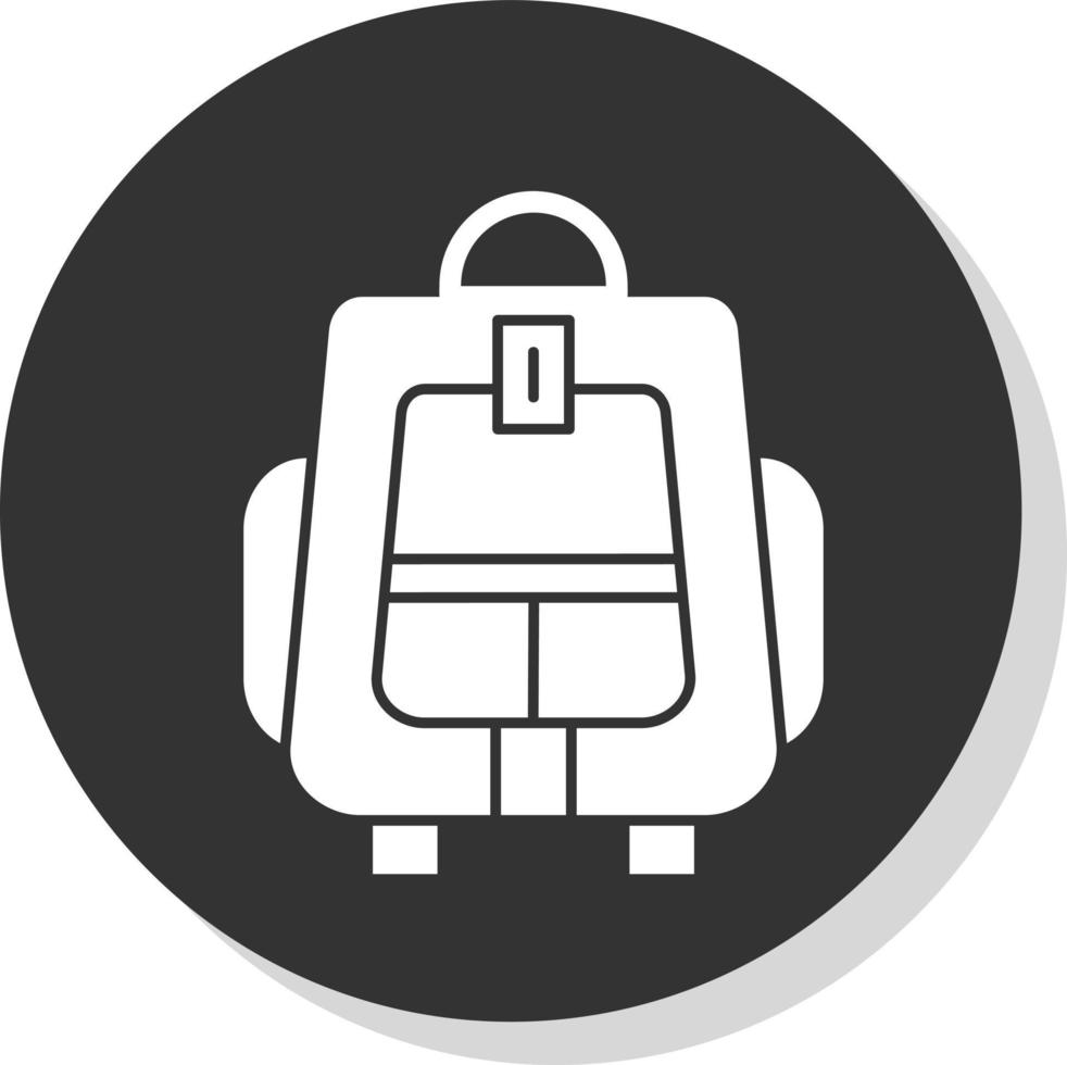 Backpacker Vector Icon Design