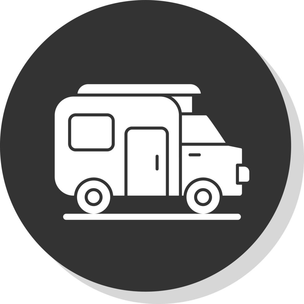 Caravan Vector Icon Design