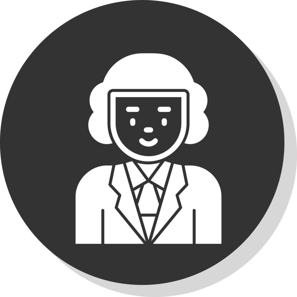 Judge Vector Icon Design