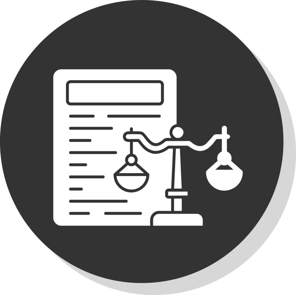 Law Vector Icon Design