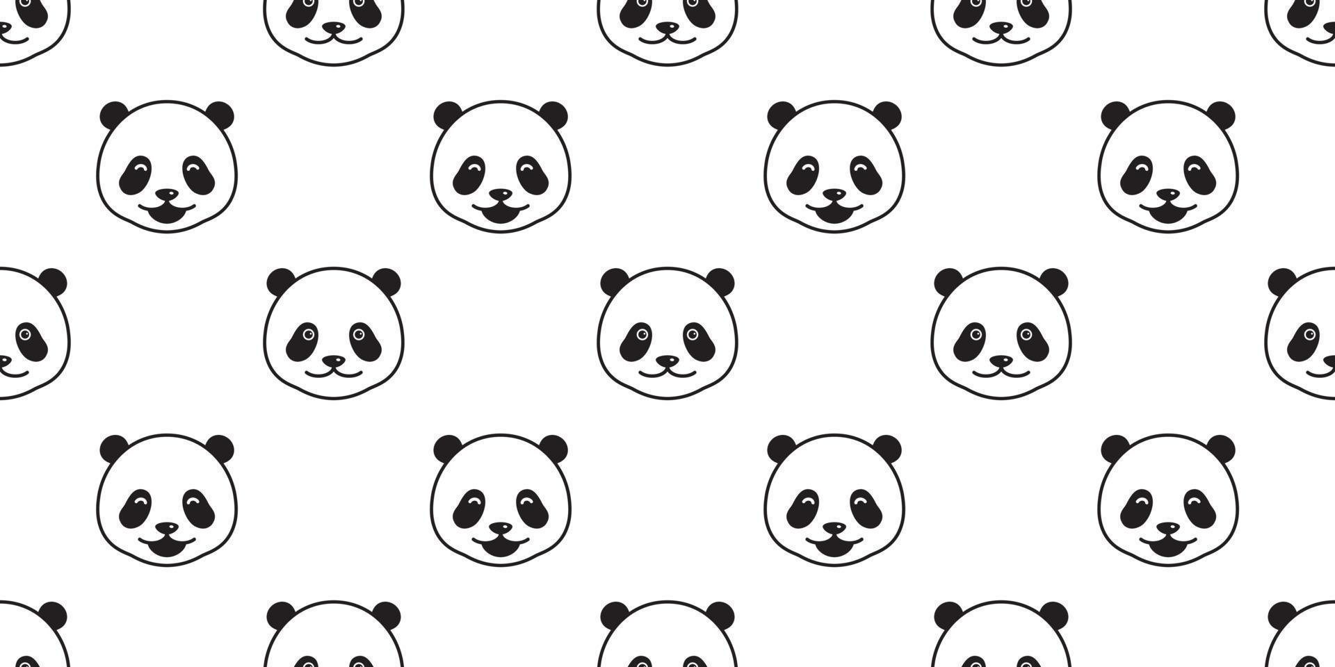 oso sin costura vector polar oso modelo panda aislado fondo de pantalla antecedentes