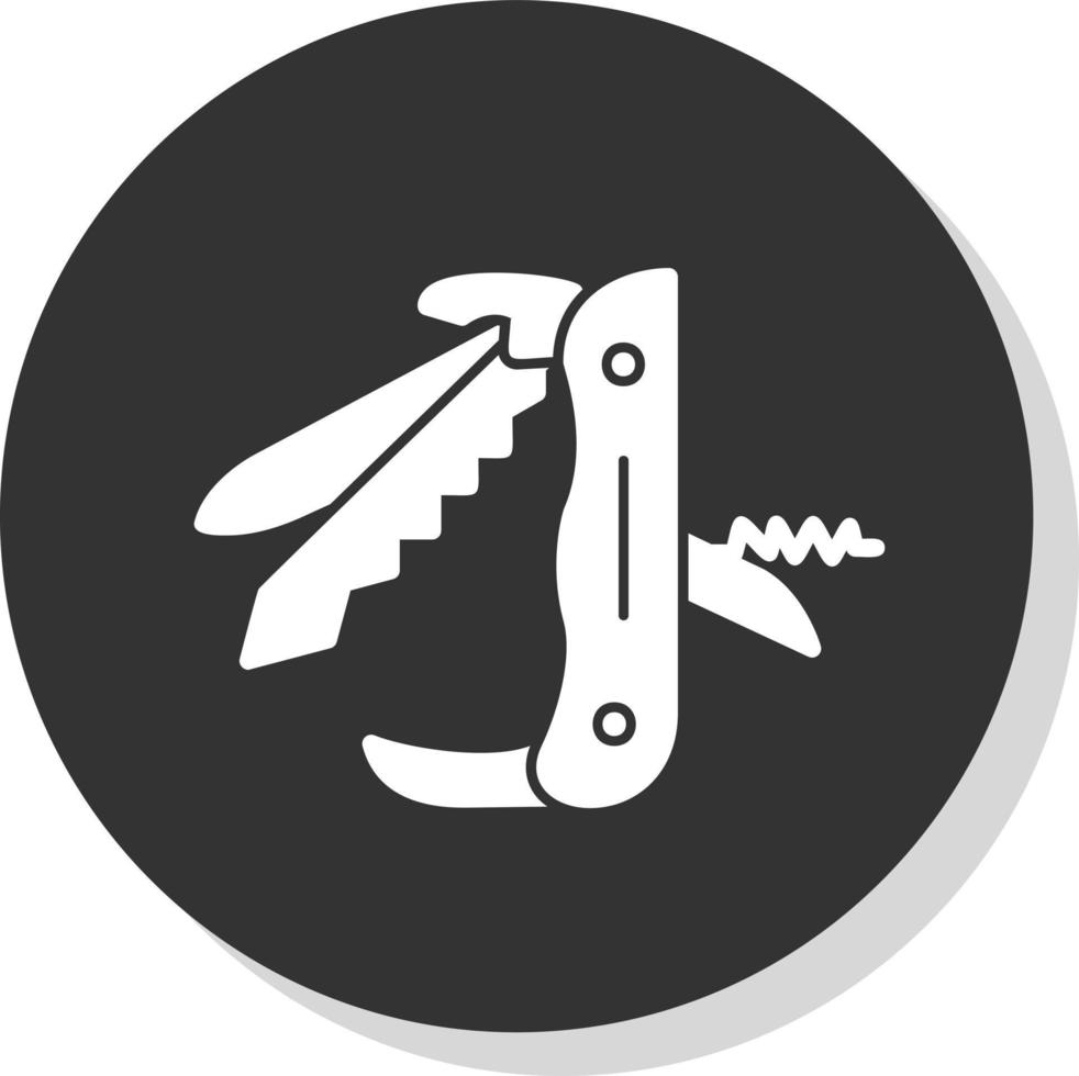 Swiss Army Knife Vector Icon Design