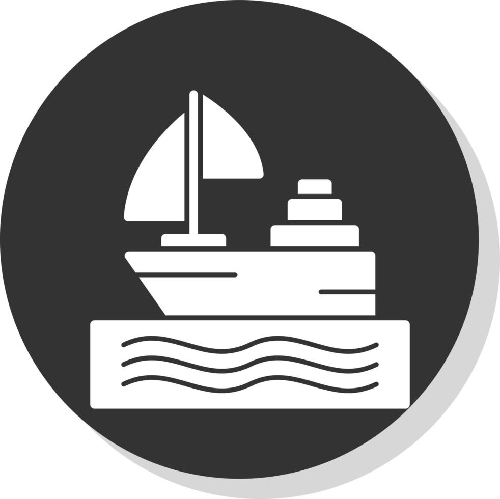 Boat Vector Icon Design