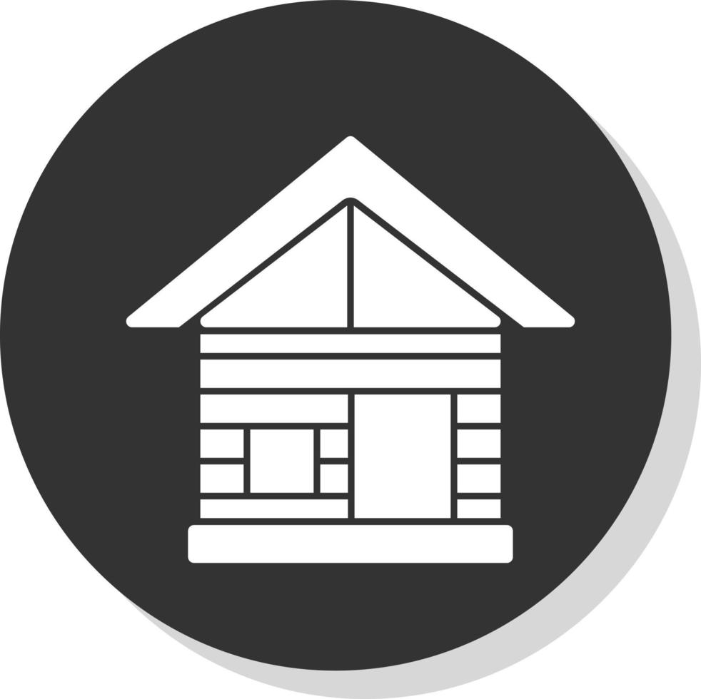 Cabin Vector Icon Design