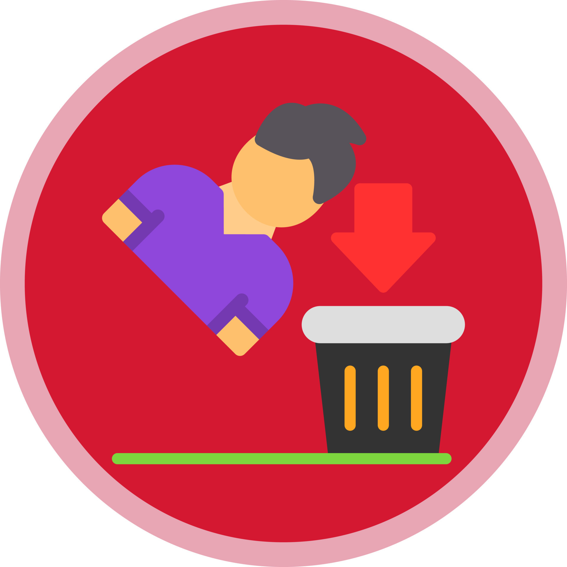 Thrown Away Vector Icon Design 21173165 Vector Art at Vecteezy