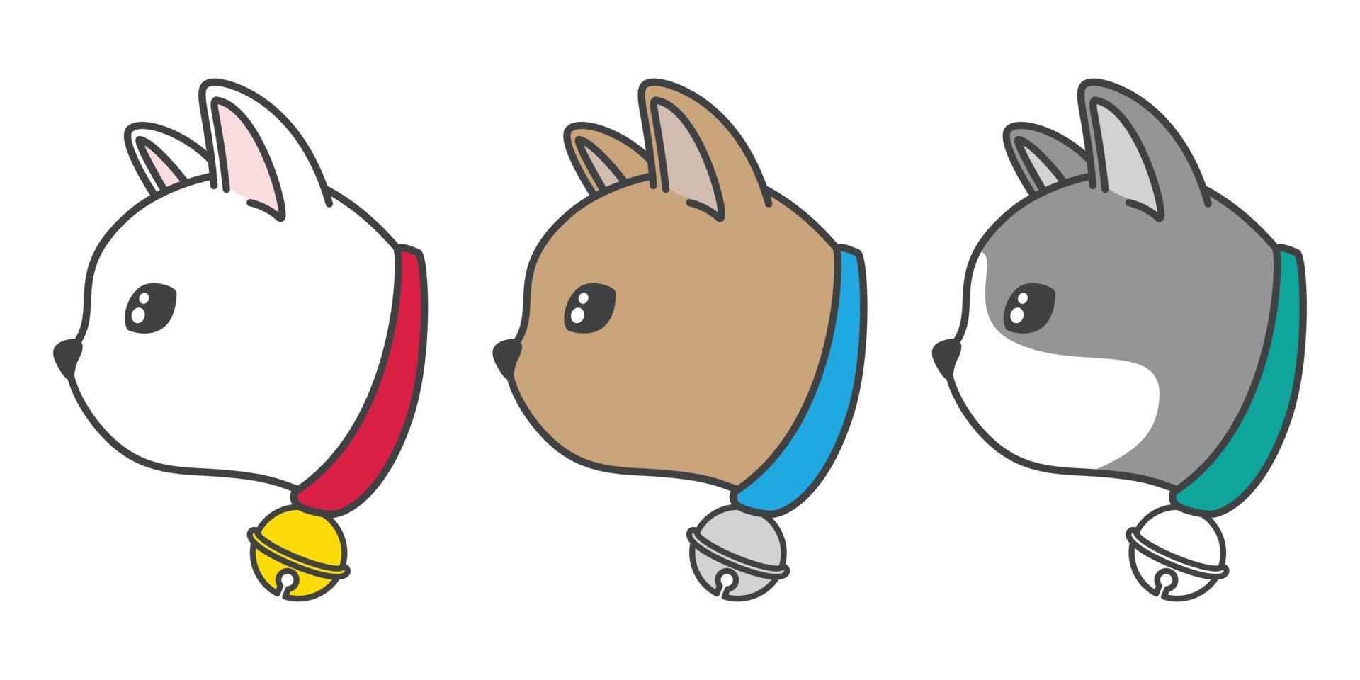 Cat vector kitten icon logo collar cartoon illustration character