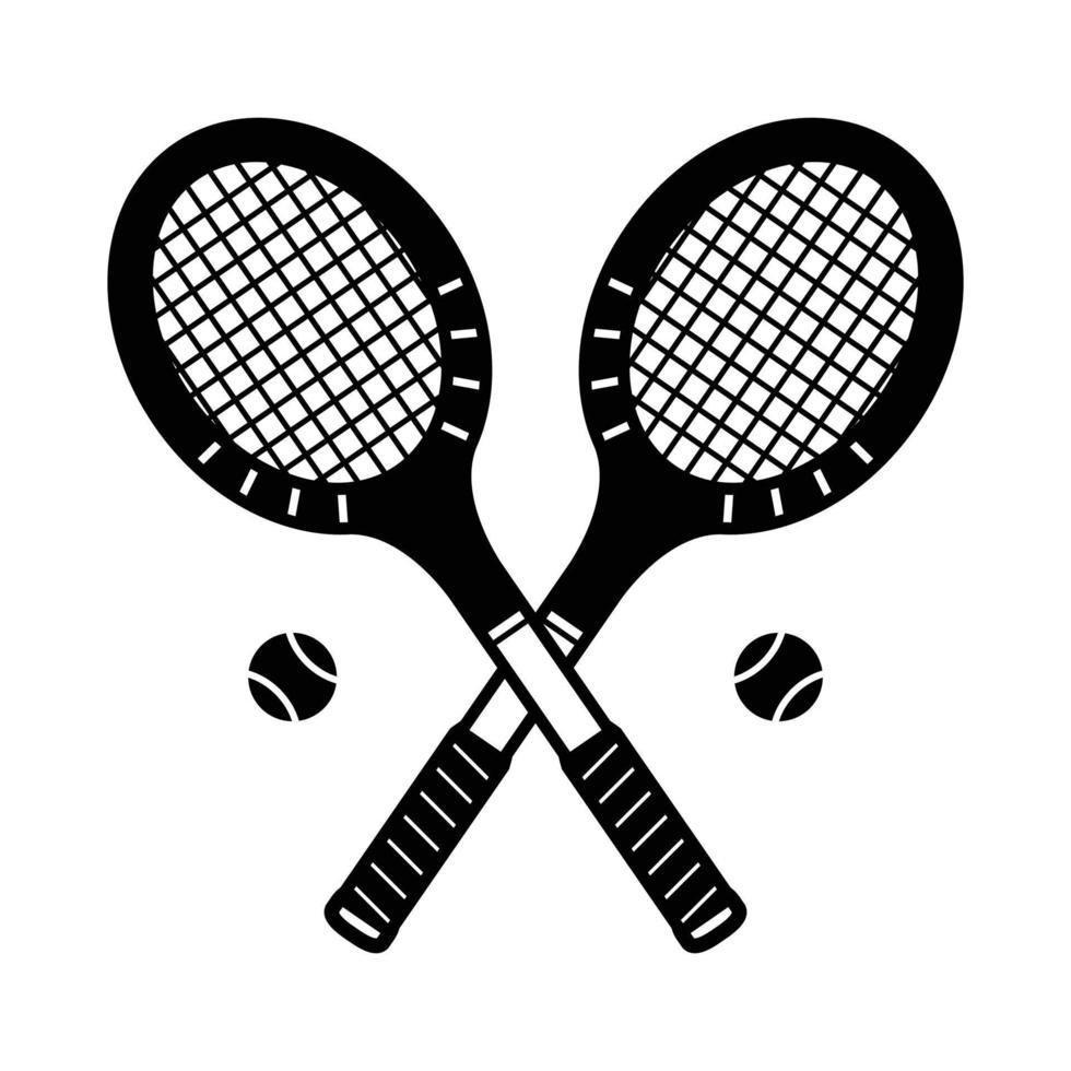 tenis raqueta vector icono bádminton logo ilustración Clásico Deportes