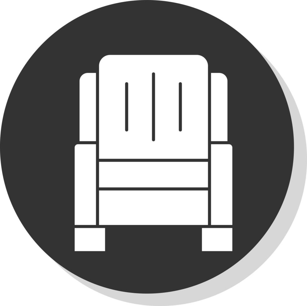 diseño de icono de vector de sillón