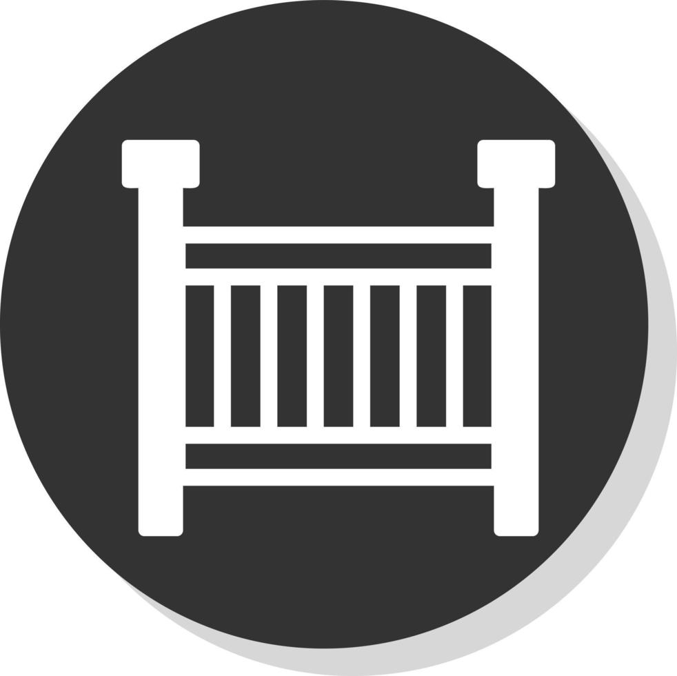 Crib Vector Icon Design