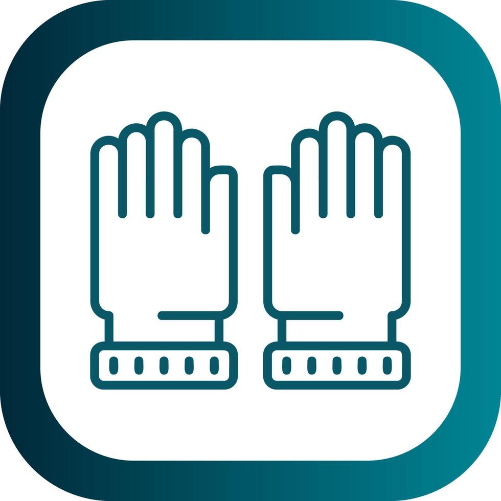 Gloves Vector Icon Design