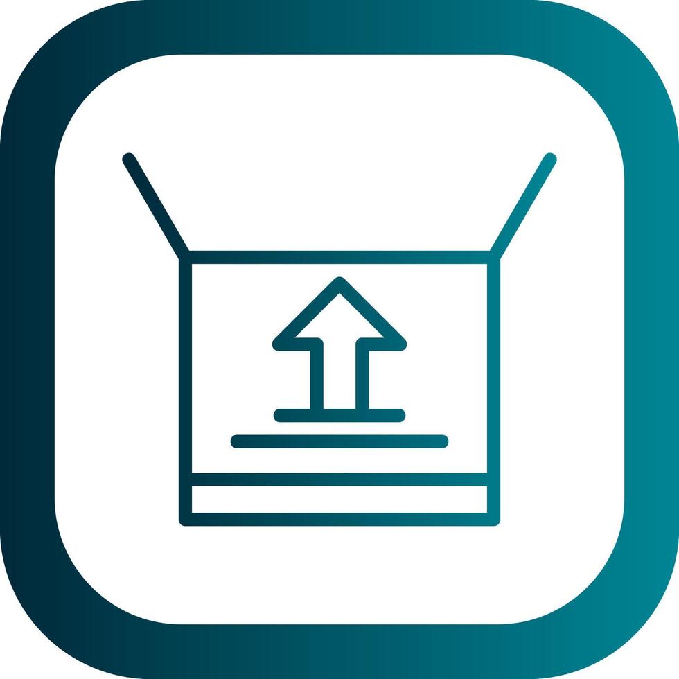 Open Box Vector Icon Design