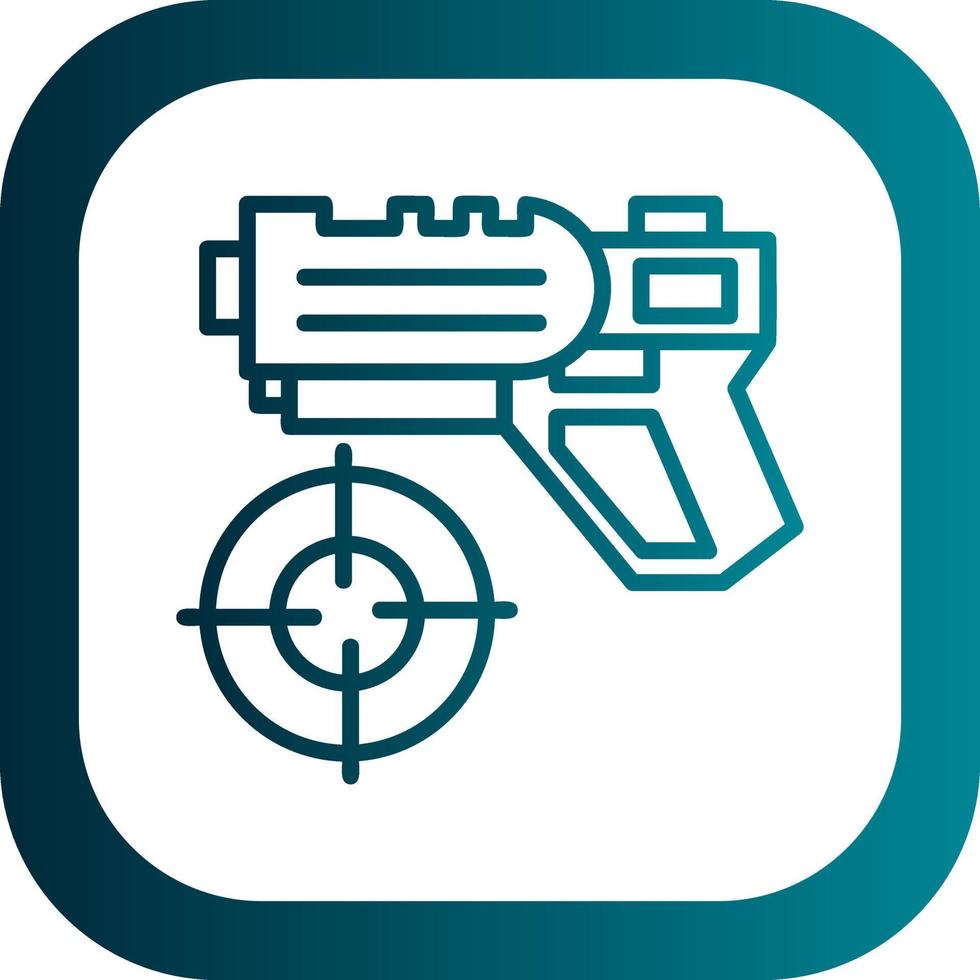 Shooting Game Vector Icon Design