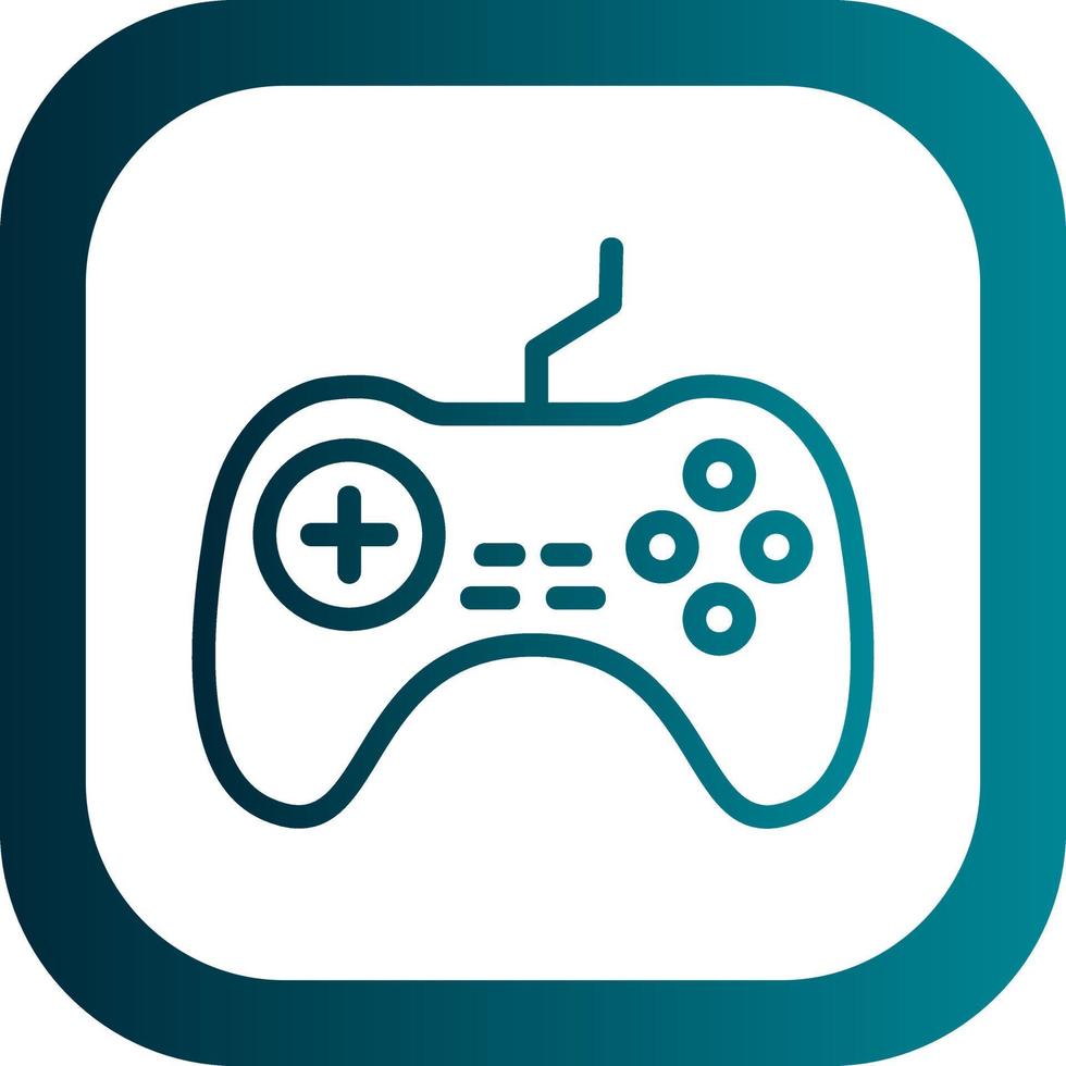 diseño de icono de vector de controlador de juego