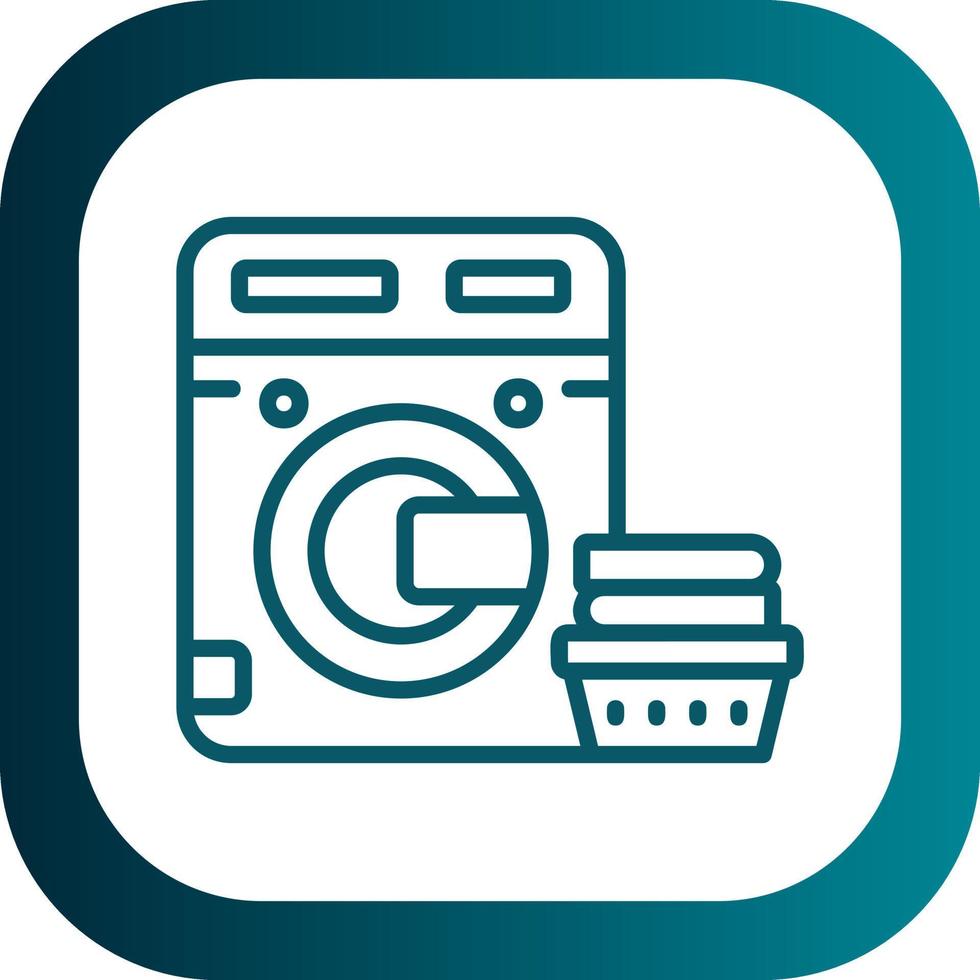 Laundry Vector Icon Design