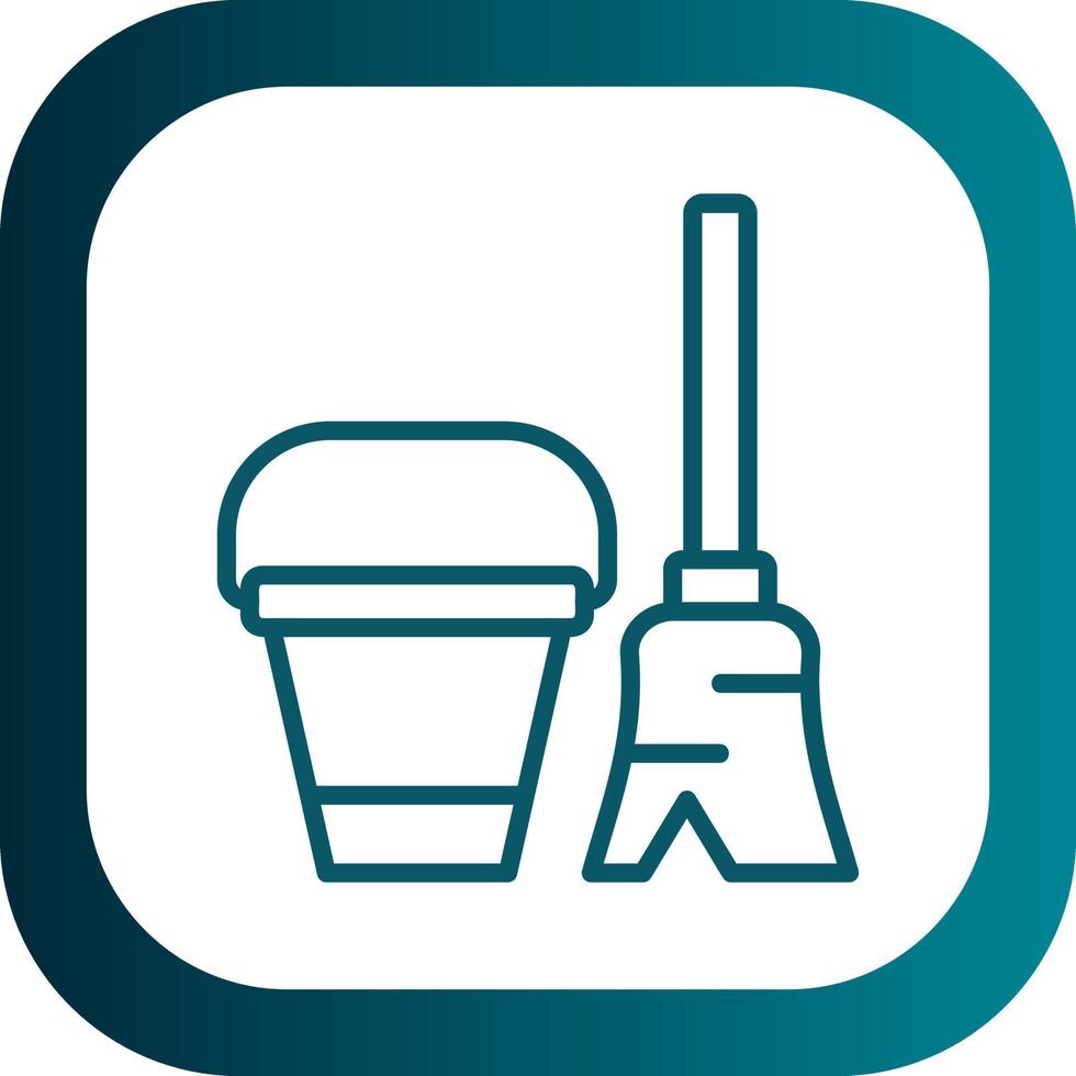 Cleaning Tools Vector Icon Design