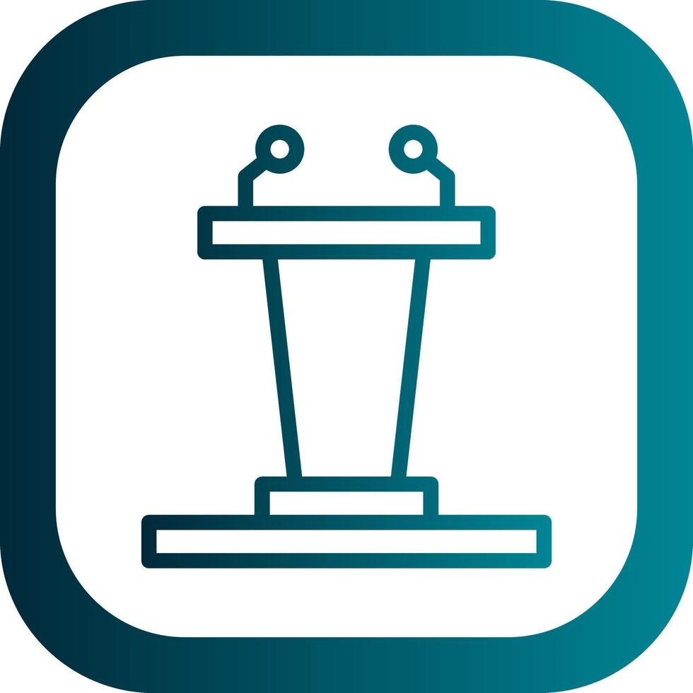 Podium Vector Icon Design