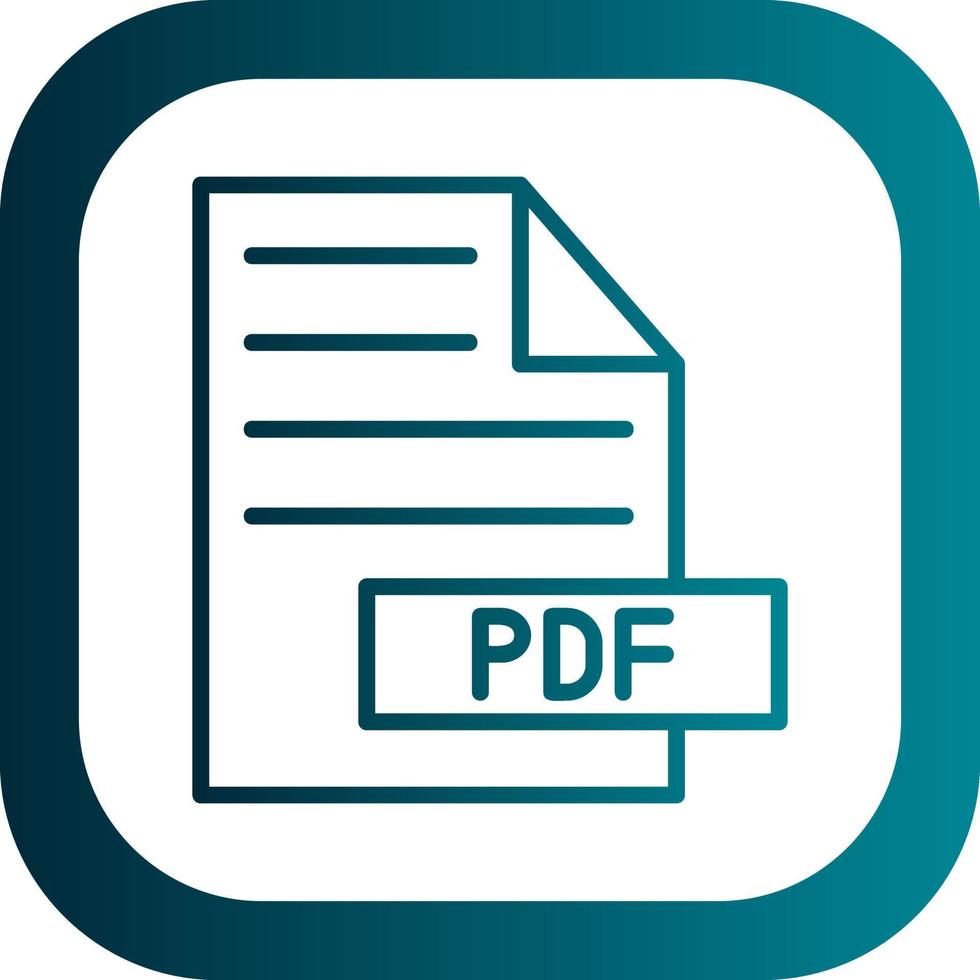 Pdf Vector Icon Design