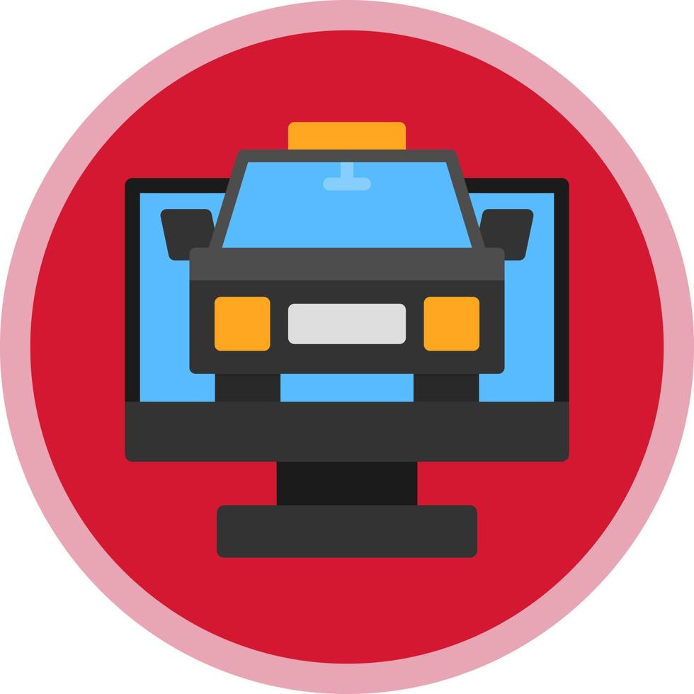Taxi Vector Icon Design