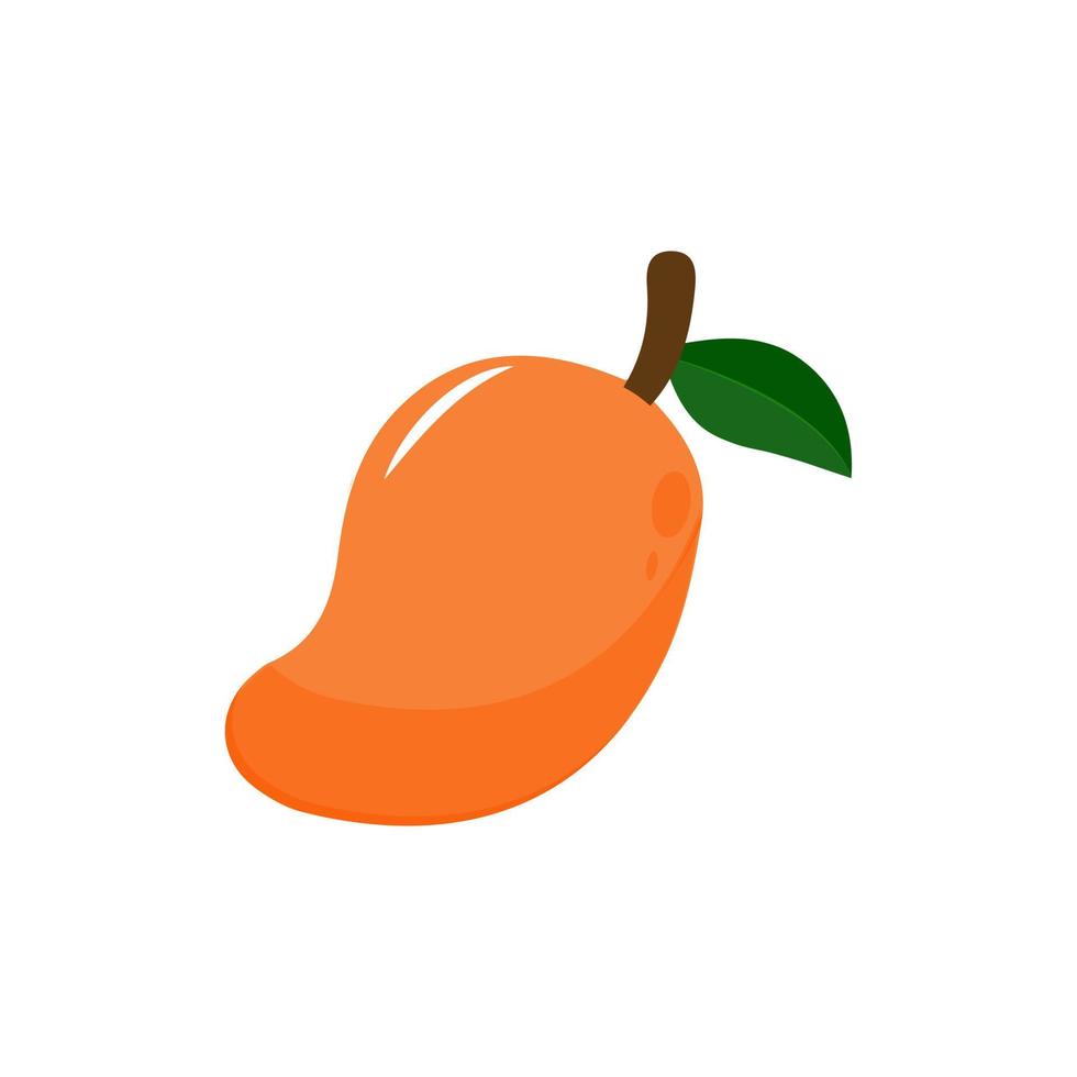 mango Fruta vector icono. mango en plano estilo. vector ilustración de tropical Fruta
