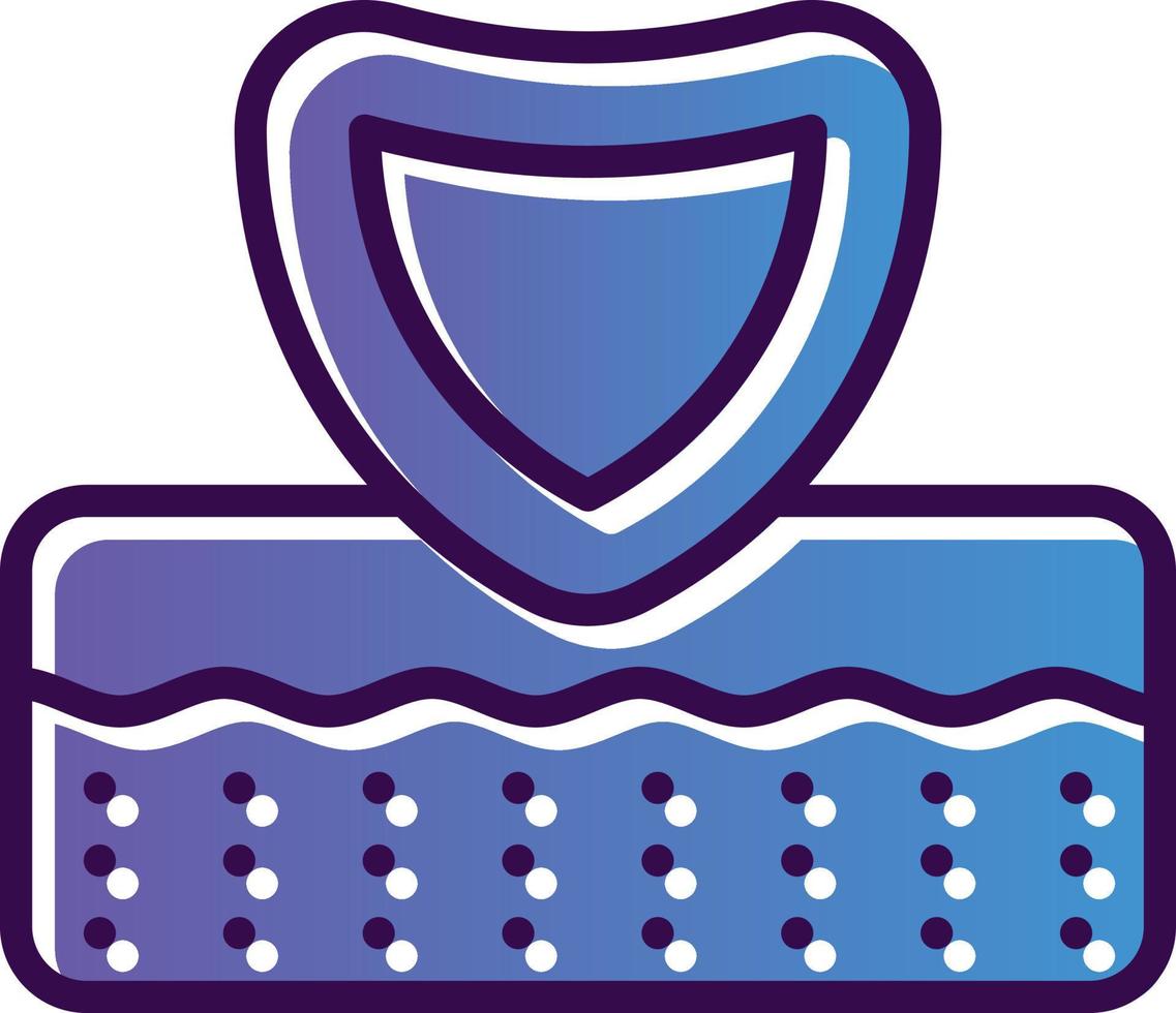 Skin Protection Vector Icon Design