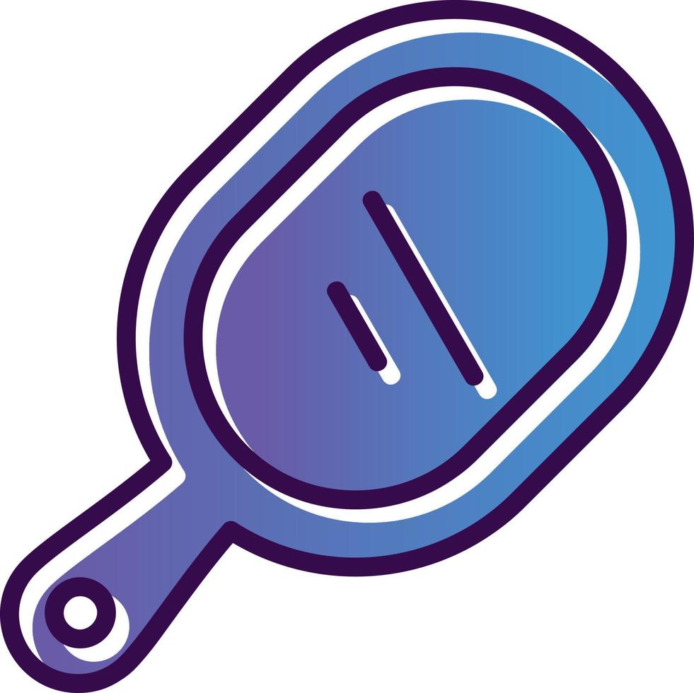 Hand Mirror Vector Icon Design
