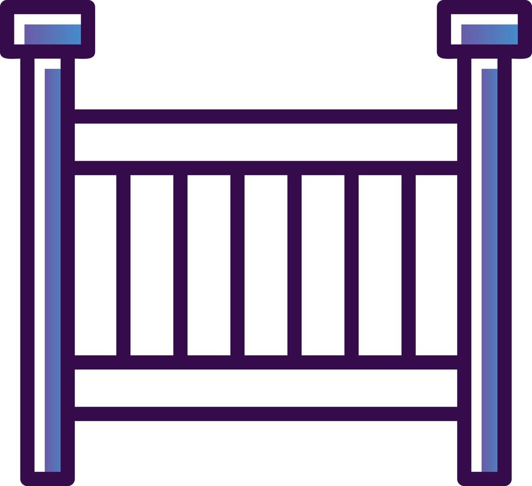 Crib Vector Icon Design