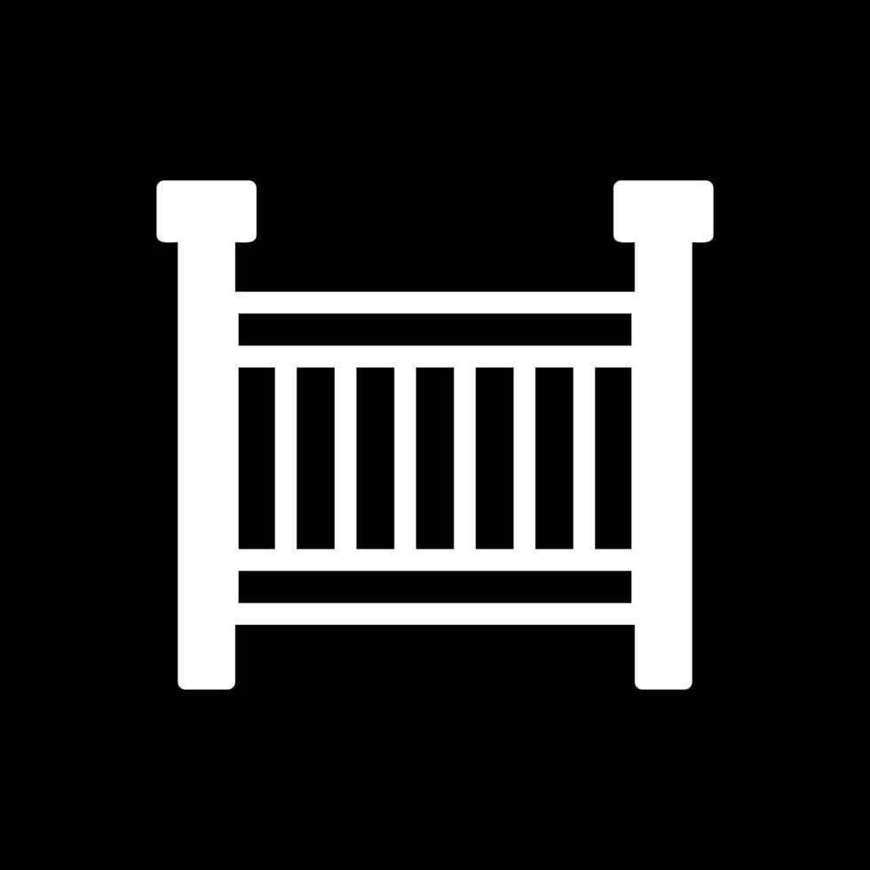 Crib Vector Icon Design