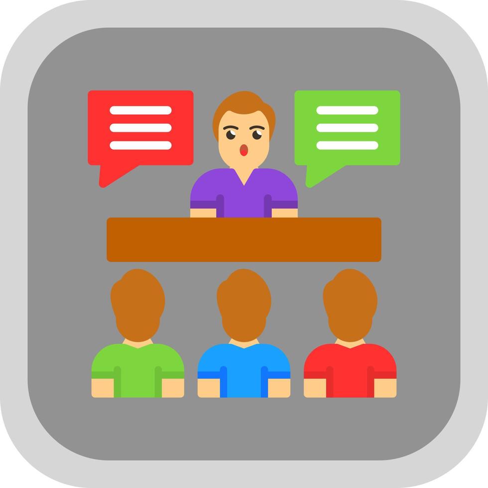 Interview Vector Icon Design