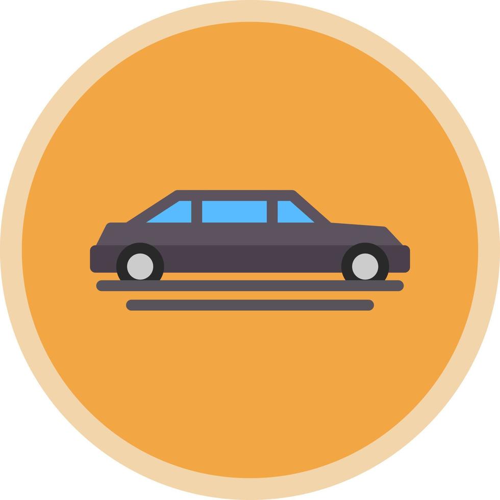 Limousine Vector Icon Design