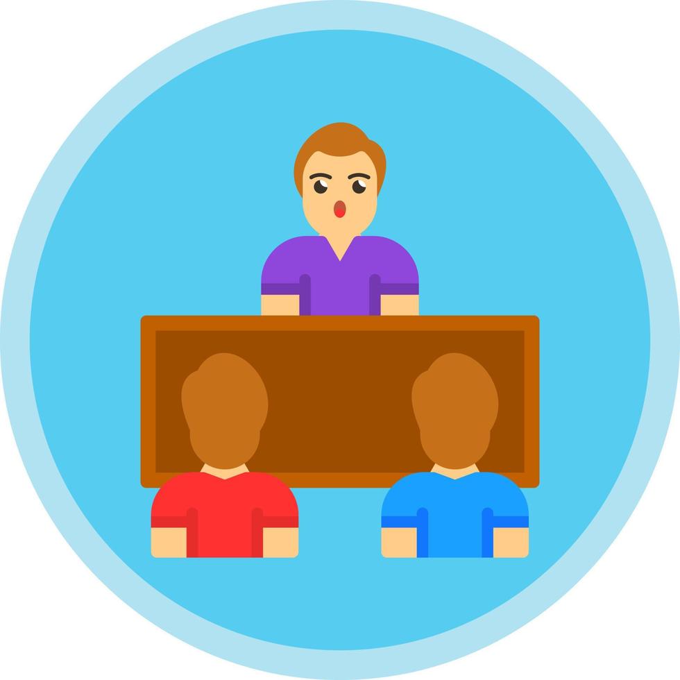 Conference Vector Icon Design