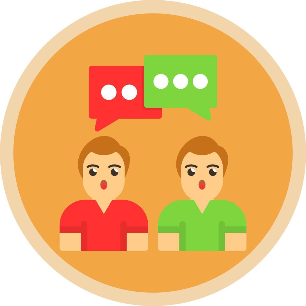 Conversation Vector Icon Design