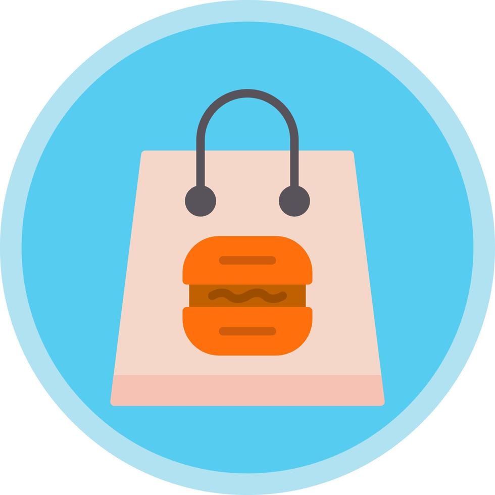 Lunch Bag Vector Icon Design