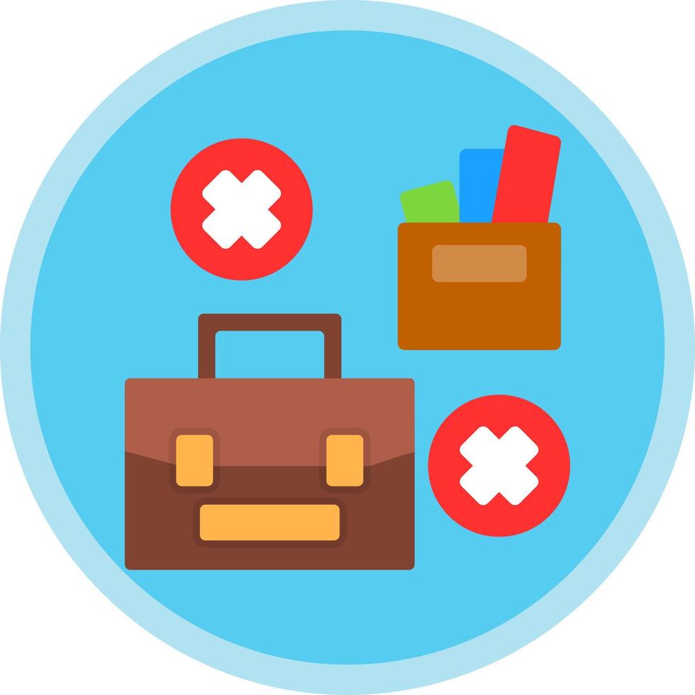 Job Loss Vector Icon Design