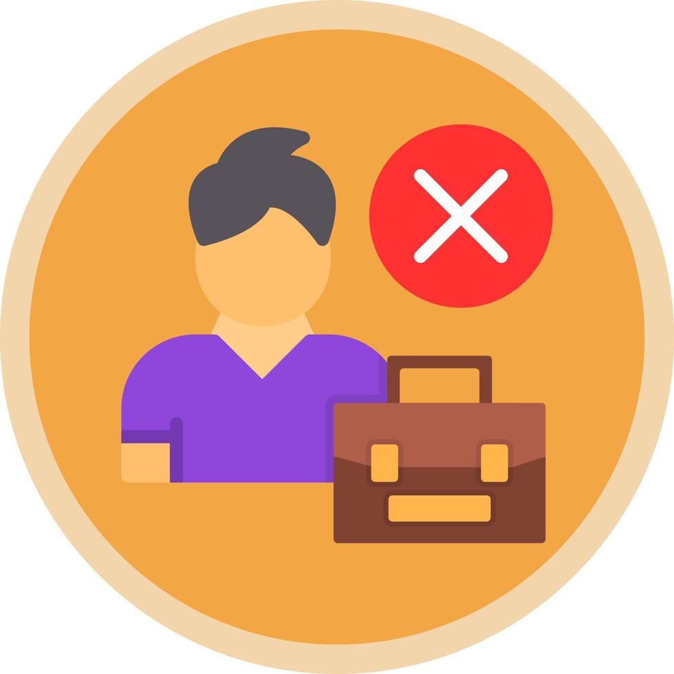 Unemployed Vector Icon Design