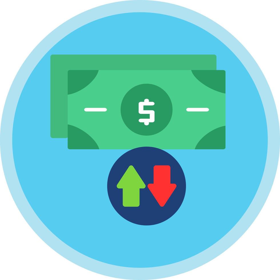Cash Flow Vector Icon Design