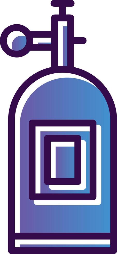 Oxygen Tank Vector Icon Design