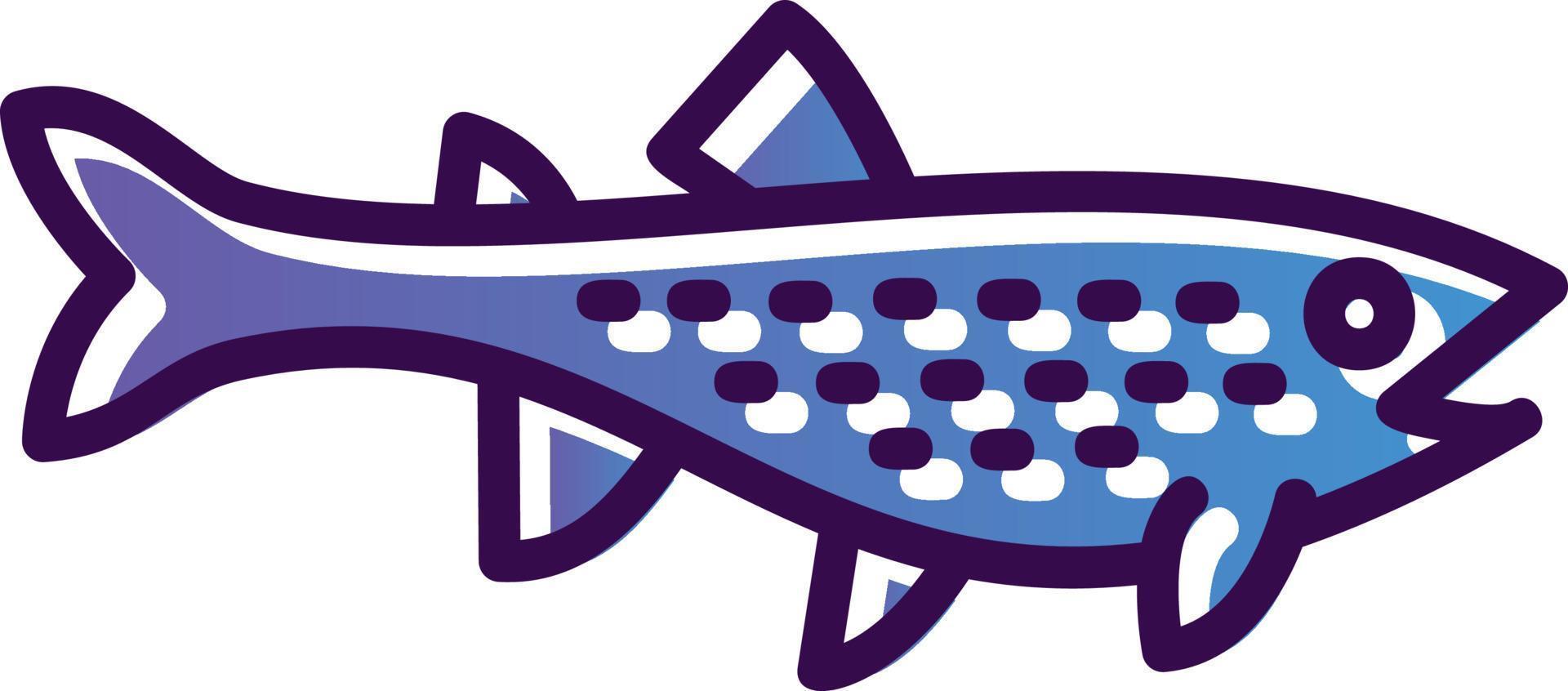 Trout Vector Icon Design