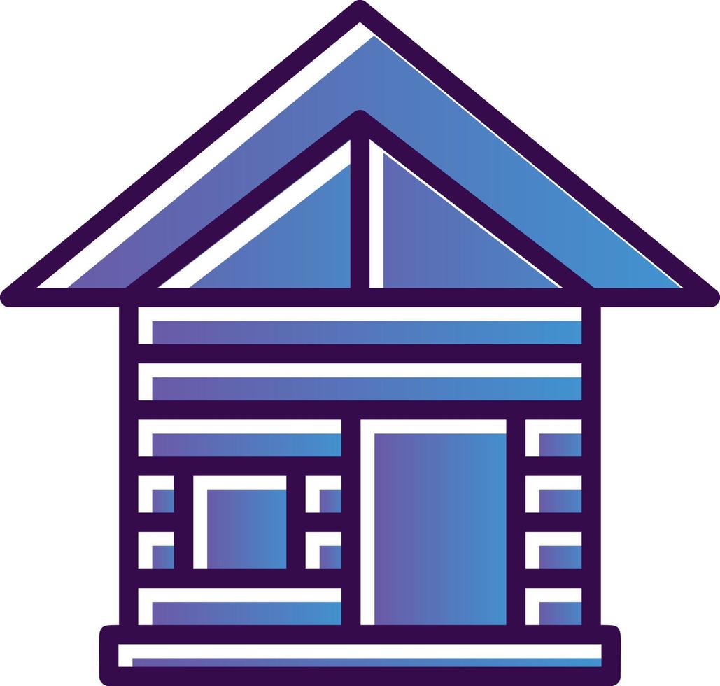 Cabin Vector Icon Design
