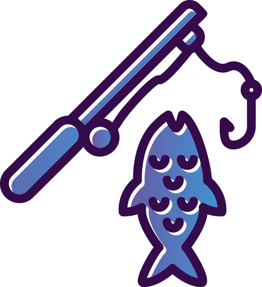 Fishing Vector Icon Design