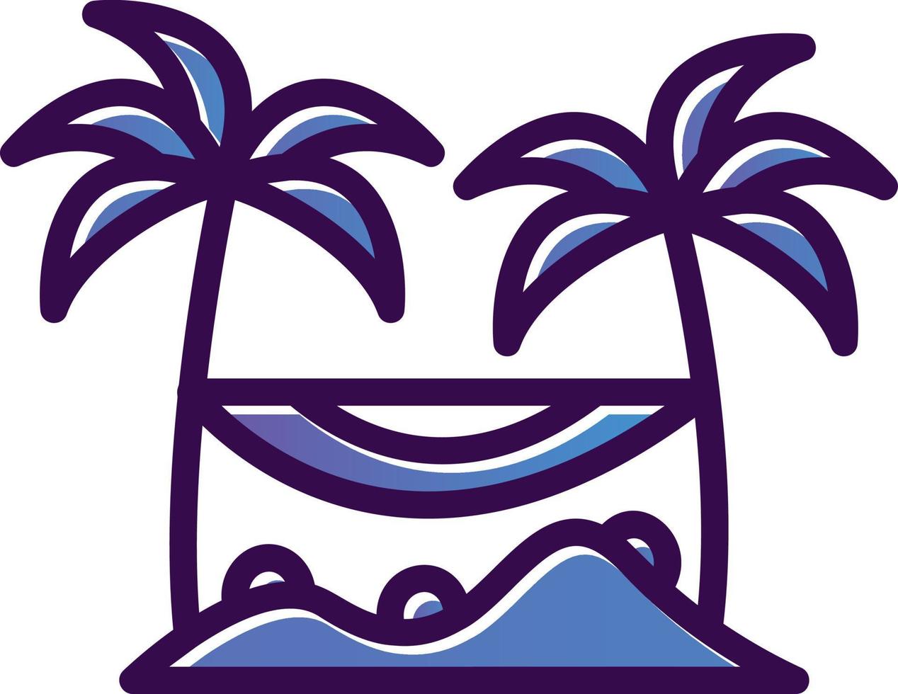 Hammock Vector Icon Design
