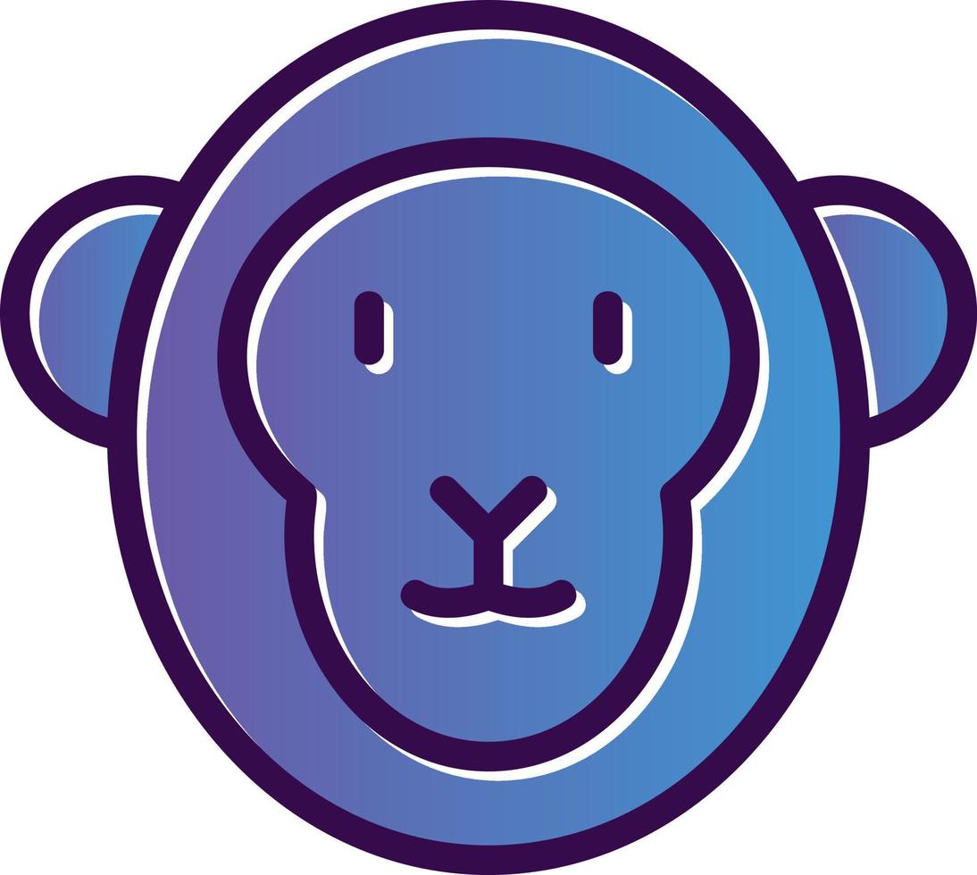 Monkey Vector Icon Design