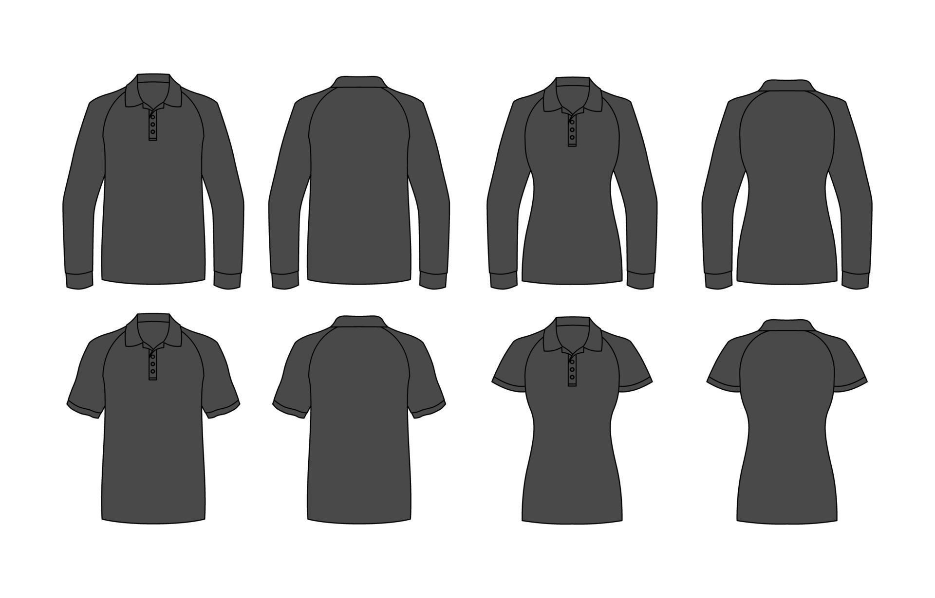 Black Polo Shirt Mock Up 21174674 Vector Art at Vecteezy