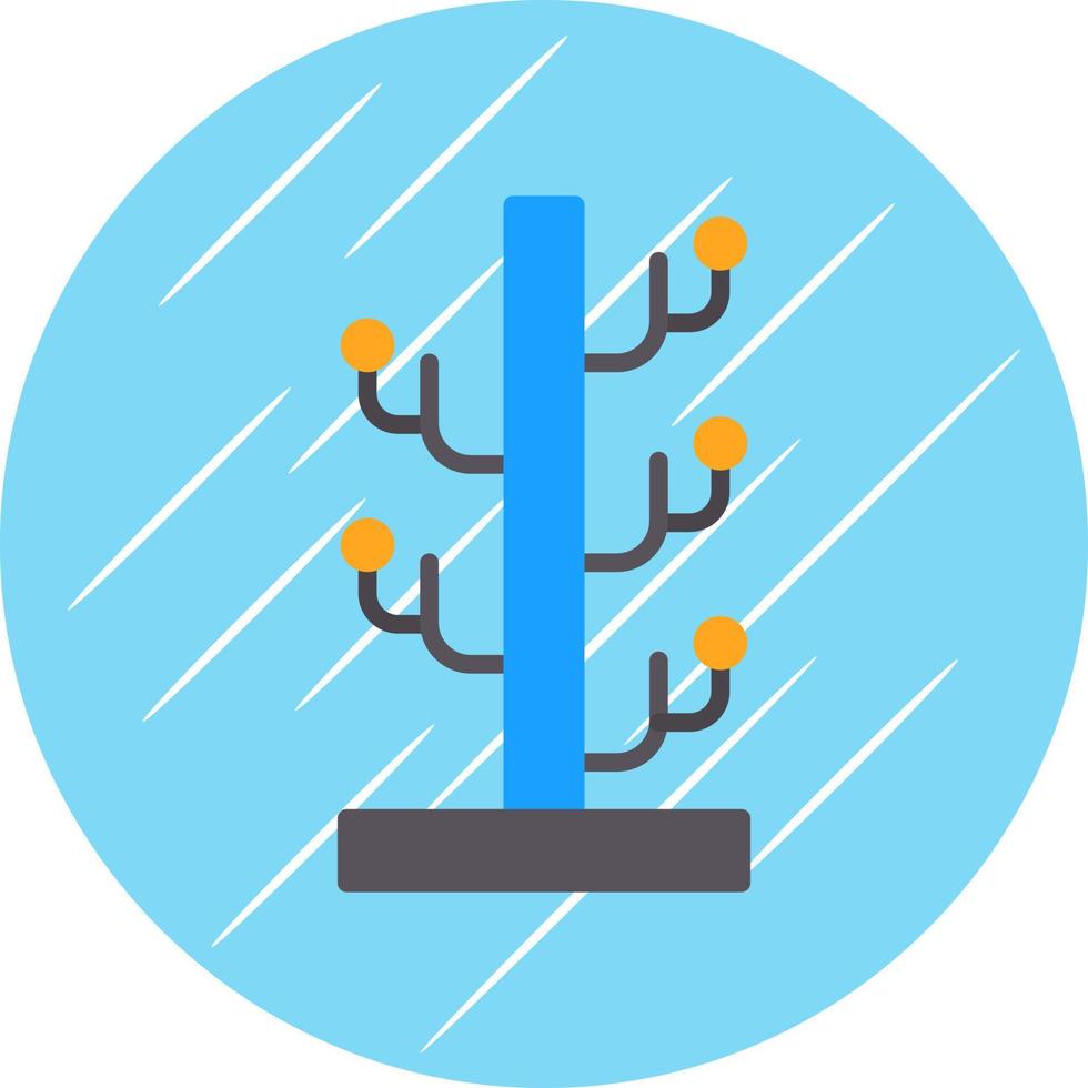 Coat Stand Vector Icon Design