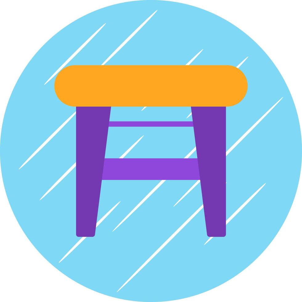 Stool Vector Icon Design