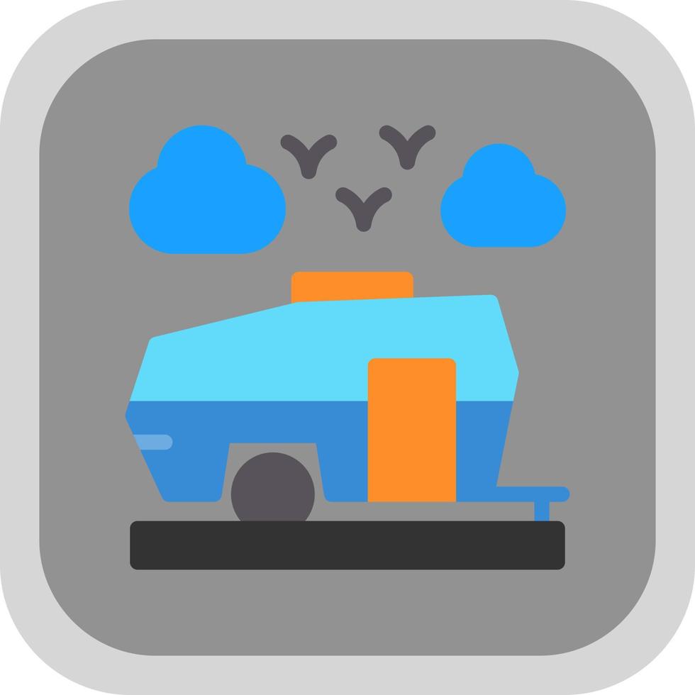 diseño de icono de vector de caravana