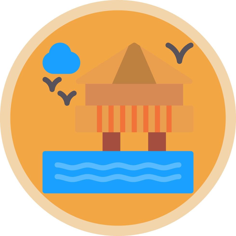 Resort Vector Icon Design