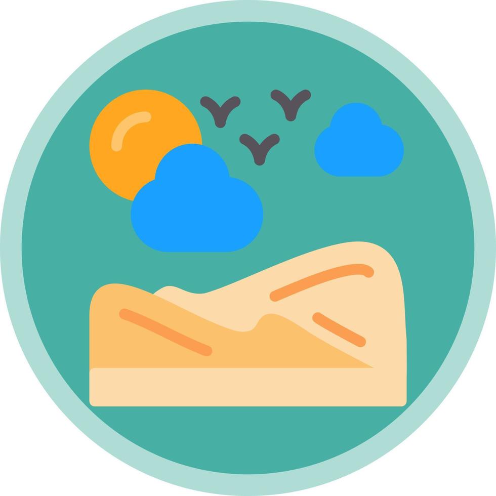 Desert Vector Icon Design