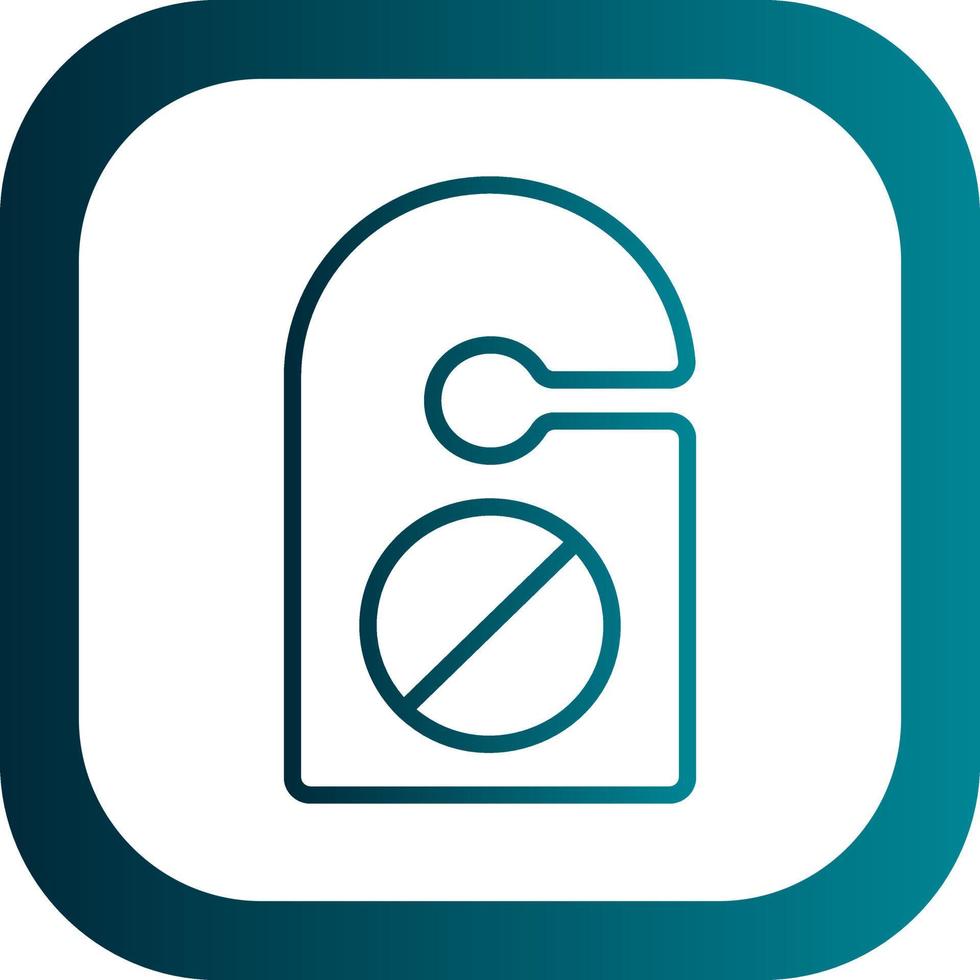 Do Not Disturb Vector Icon Design