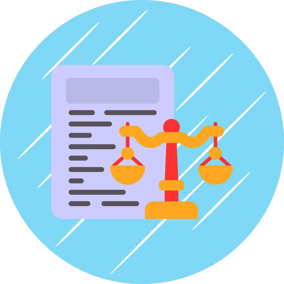 Law Vector Icon Design