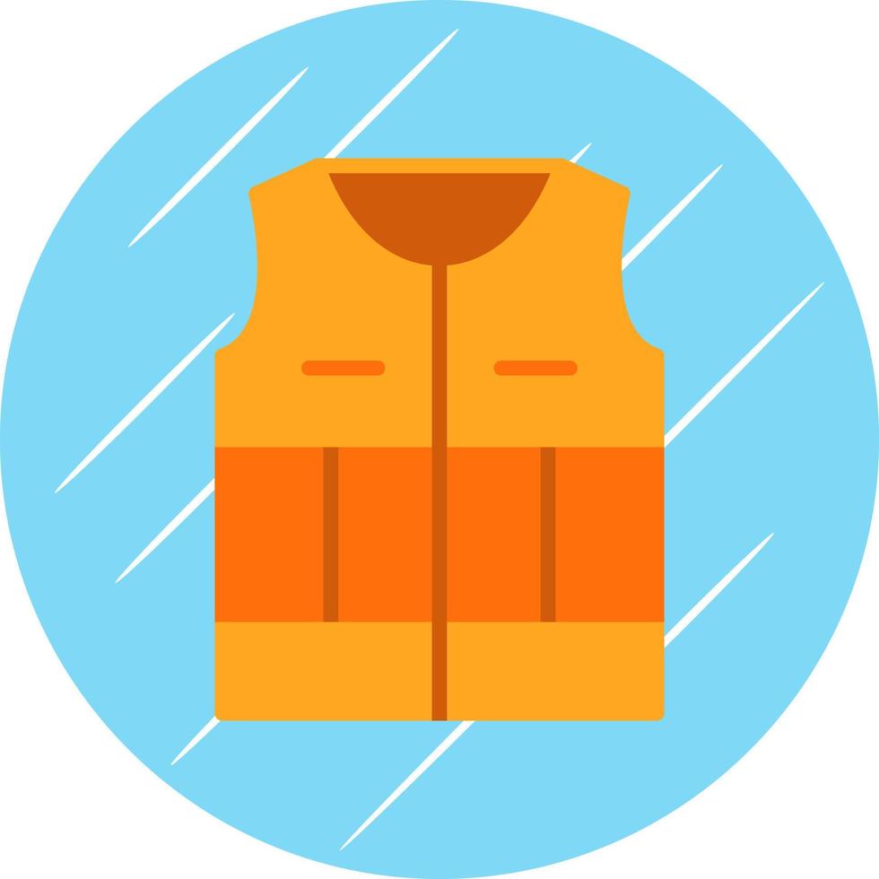 Life Jacket Vector Icon Design